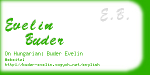 evelin buder business card
